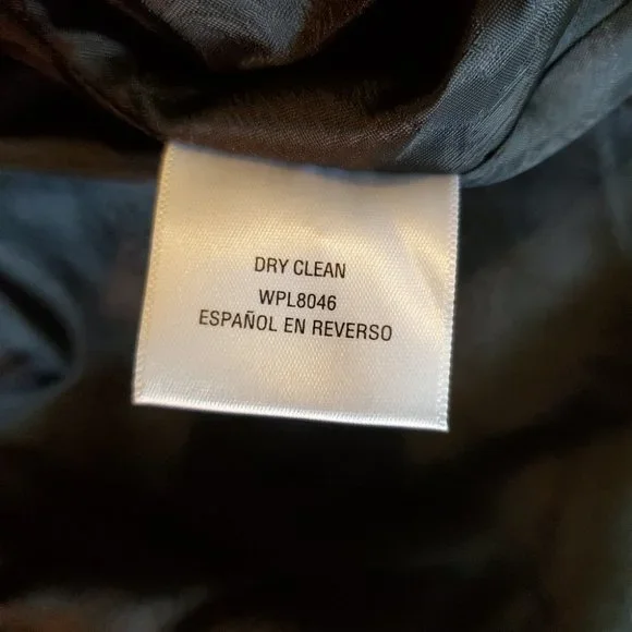 VINTAGE | Black White Checkered Gingham Plaid Wool Blend Blazer (Size XL) - Picture 10 of 10